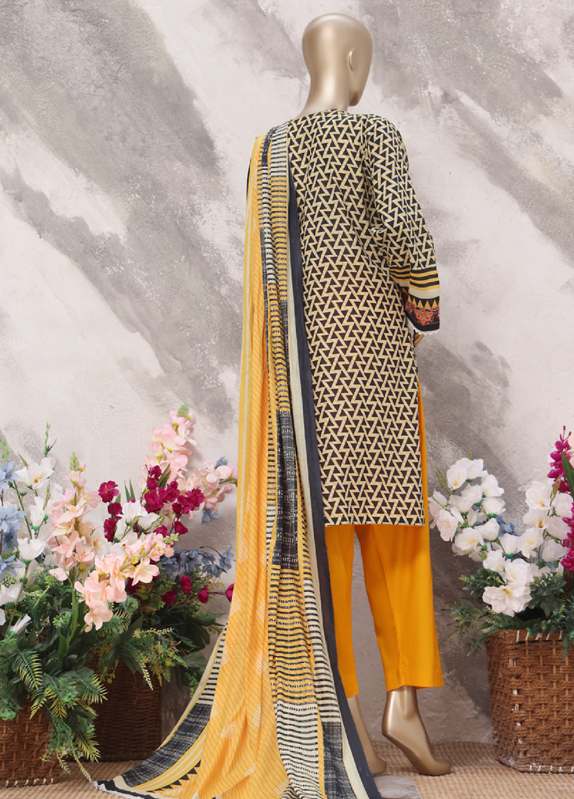 Mehbooba By Justuju Embroidered Lawn Unstitched 3 Piece Suit - JU24MB 01 Mehbooba By Justuju Embroidered Lawn Unstitched 3 Piece Suit - JU24MB 01