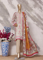 Mehbooba By Justuju Embroidered Lawn Unstitched 3 Piece Suit - JU24MB 04