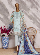 Mehbooba By Justuju Embroidered Lawn Unstitched 3 Piece Suit - JU24MB 06