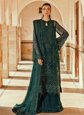 Mehr-un-Nissa By Florent Embroidered Chiffon Unstitched 4 Piece Suit - FL23MN FL-01