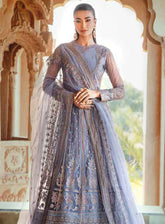 Mehr-un-Nissa By Florent Embroidered Net Unstitched 4 Piece Suit - FL23MN FL-03