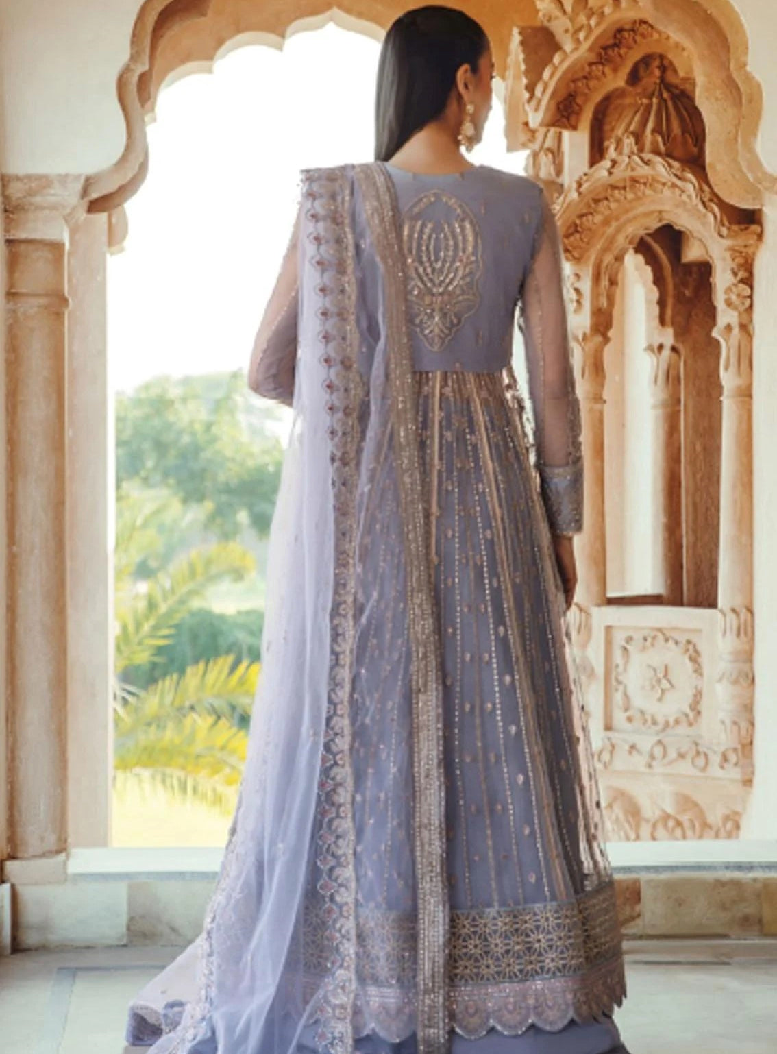 Mehr-un-Nissa By Florent Embroidered Net Unstitched 4 Piece Suit - FL23MN FL-03 Mehr-un-Nissa By Florent Embroidered Net Unstitched 4 Piece Suit - FL23MN FL-03