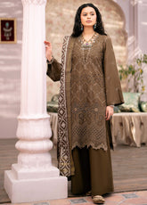 Mehru By Mahnur Embroidered Lawn Unstitched 3 Piece Suit - MHN24ML 3A