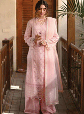 Menakumare By Aabyaan Embroidered Schiffli Unstitched 3 Piece Suit - ABY23E AE-01 ZAREENA