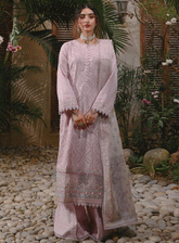 Menakumare By Aabyaan Embroidered Schiffli Unstitched 3 Piece Suit - ABY23E AE-02 KIRAN