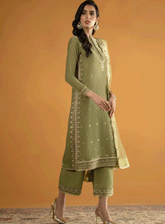 Meraki By Seran Embroidered Velvet Unstitched 3 Piece Suit - SE23MV 01 MASHQ