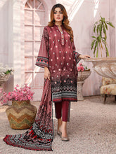 Minha By Aalaya Embroidered Lawn Unstitched 3 Piece Suit - 07