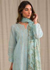 Mirage By Sahar Embroidered Lawn Unstitched 3 Piece Suit - S24ML S24-ES-L1-01