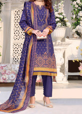 Misri By VS Textile Embroidered Lawn Unstitched 3 Piece Suit - VS24MDE 193