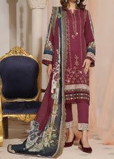 Misri By VS Textile Embroidered Lawn Unstitched 3 Piece Suit - VS24MDE 207