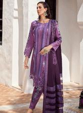 Moroccan Dream By Mushq Embroidered Chikan Unstitched 3 Piece Suit - MQ23MD MNW-03 NOUR