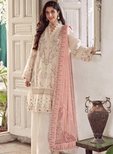 Motifz Embroidered Lawn Unstitched 3 Piece Suit - MTF23EL 4043 JAHAN