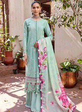 Motifz Embroidered Lawn Unstitched 3 Piece Suit - MTF23EL 4047 GISELLA