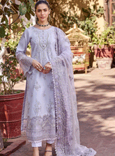 Motifz Embroidered Lawn Unstitched 3 Piece Suit - MTF23EL 4051 AAILA