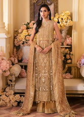 The Royal Palace By Nureh Embroidered Organza Unstitched 3 Piece Suit - 42