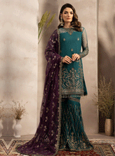 Naqsh By Zarif Embroidered Net Unstitched 3 Piece Suit - 6 ELISE