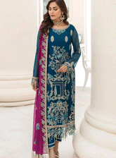 Naqsh Majestic By Imrozia Embroidered Chiffon Unstitched 3 Piece Suit - IM23NMC M-52 MARTHA