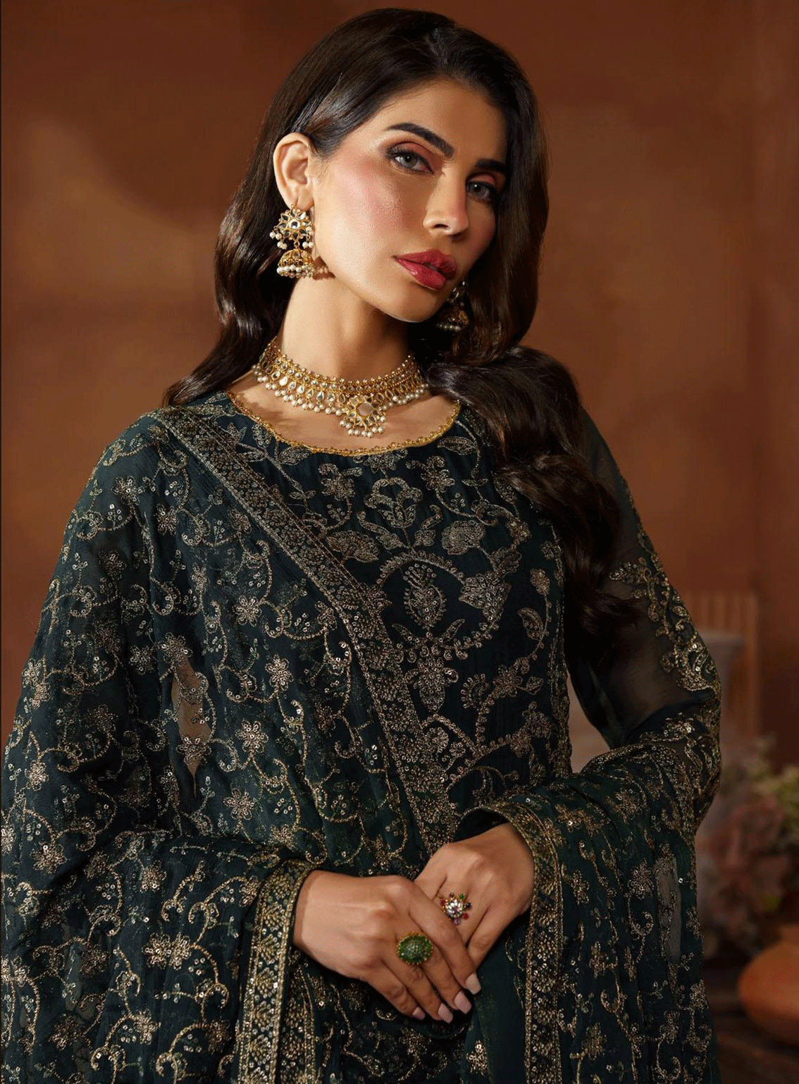Nauroz By Zarif Embroidered Chiffon Unstitched 3 Piece Suit - ZF23N ZFN-08 HAMAYAL Nauroz By Zarif Embroidered Chiffon Unstitched 3 Piece Suit - ZF23N ZFN-08 HAMAYAL
