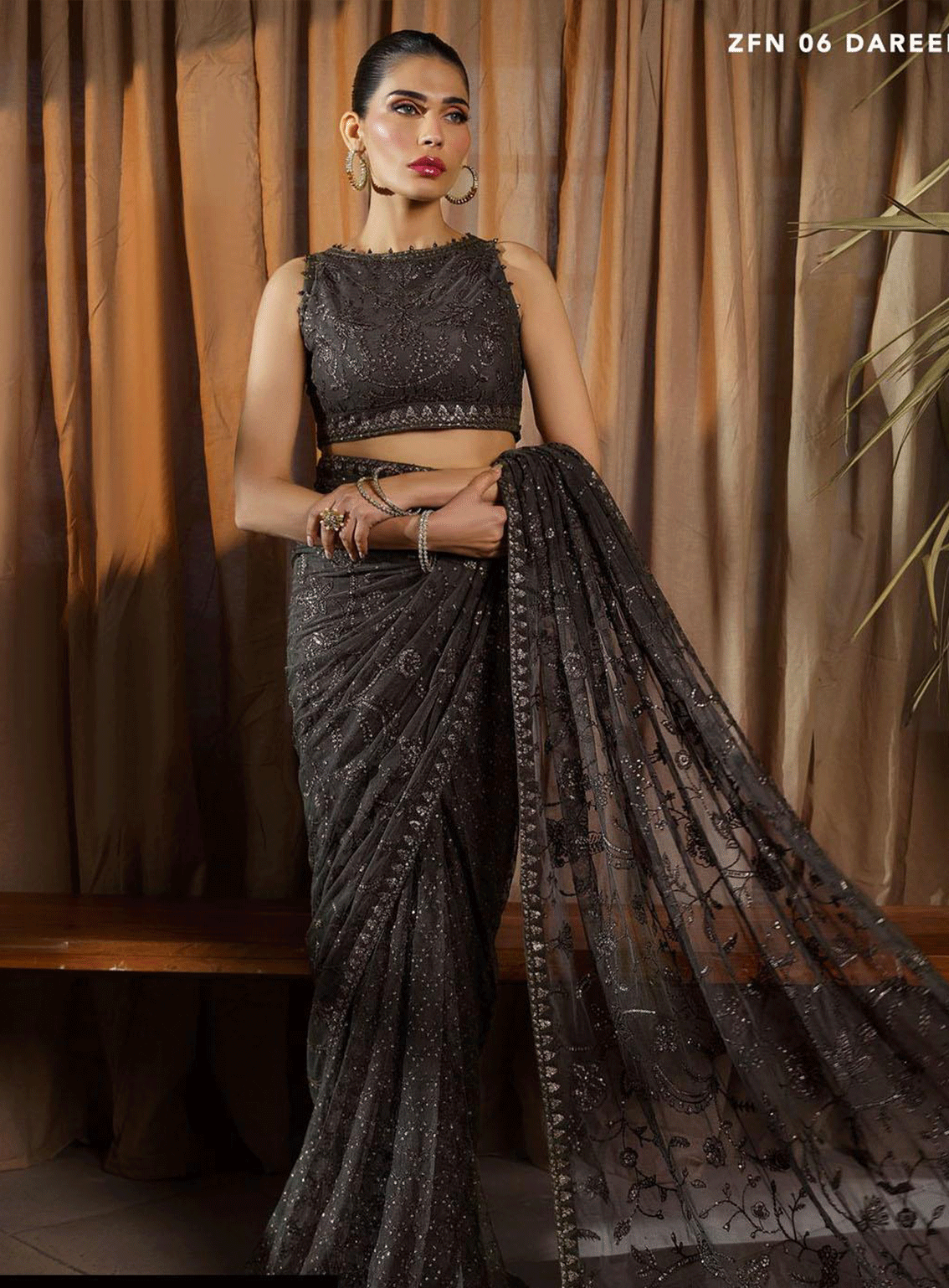 Nauroz By Zarif Embroidered Net Unstitched 3 Piece Suit - ZF23N ZFN-06 DAREEN Nauroz By Zarif Embroidered Net Unstitched 3 Piece Suit - ZF23N ZFN-06 DAREEN