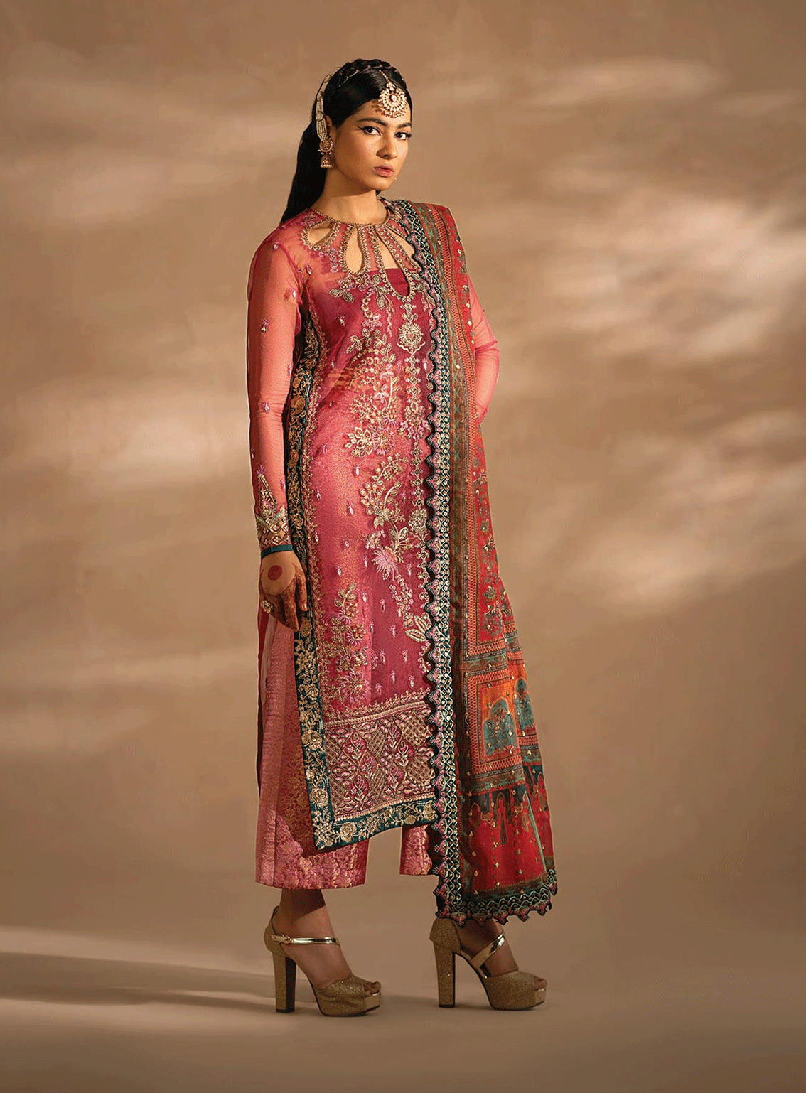 Nayab By Myeesha Embroidered Net Unstitched 3 Piece Suit - MY23NF 08 TEERMEERI Nayab By Myeesha Embroidered Net Unstitched 3 Piece Suit - MY23NF 08 TEERMEERI