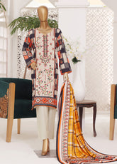 Neelum By Justuju Embroidered Lawn Unstitched 3 Piece Suit - JU24N 01