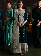 Niloufer By Mushq Embroidered Velvet Unstitched 3 Piece Suit - MQ23NV MV23-01 ROYAN