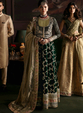 Niloufer By Mushq Embroidered Velvet Unstitched 3 Piece Suit - MQ23NV MV23-07 SHAHINAZ