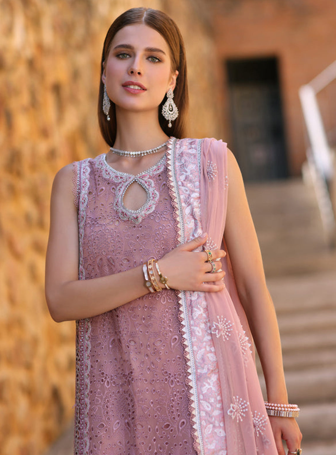 Noor By Saadia Asad Embroidered Chiffon Unstitched 3 Piece Suit - 05 ZURIA Noor By Saadia Asad Embroidered Chiffon Unstitched 3 Piece Suit - 05 ZURIA
