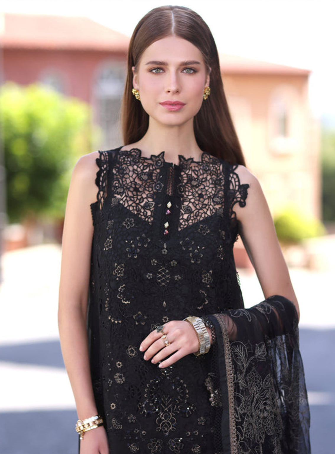 Noor By Saadia Asad Embroidered Chiffon Unstitched 3 Piece Suit - 07 ZIRA Noor By Saadia Asad Embroidered Chiffon Unstitched 3 Piece Suit - 07 ZIRA