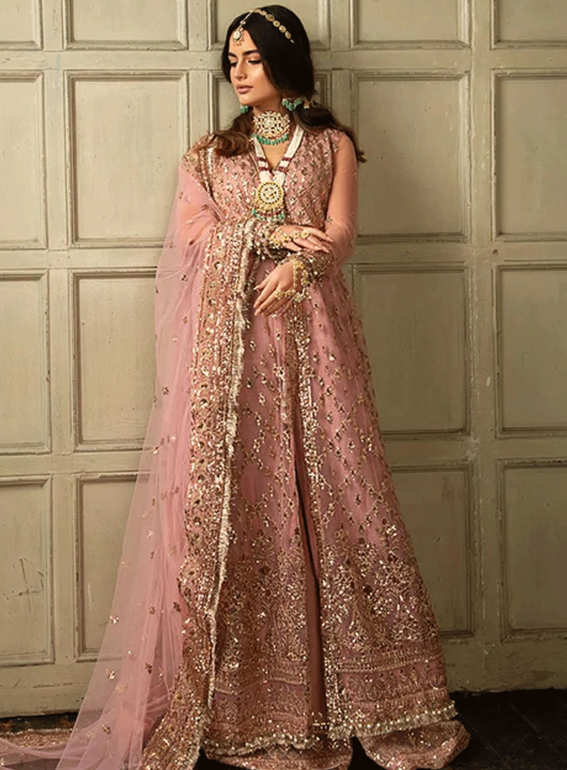 Nur By Sobia Nazir Embroidered Net Unstitched 3 Piece Suit - 03 Nur By Sobia Nazir Embroidered Net Unstitched 3 Piece Suit - 03