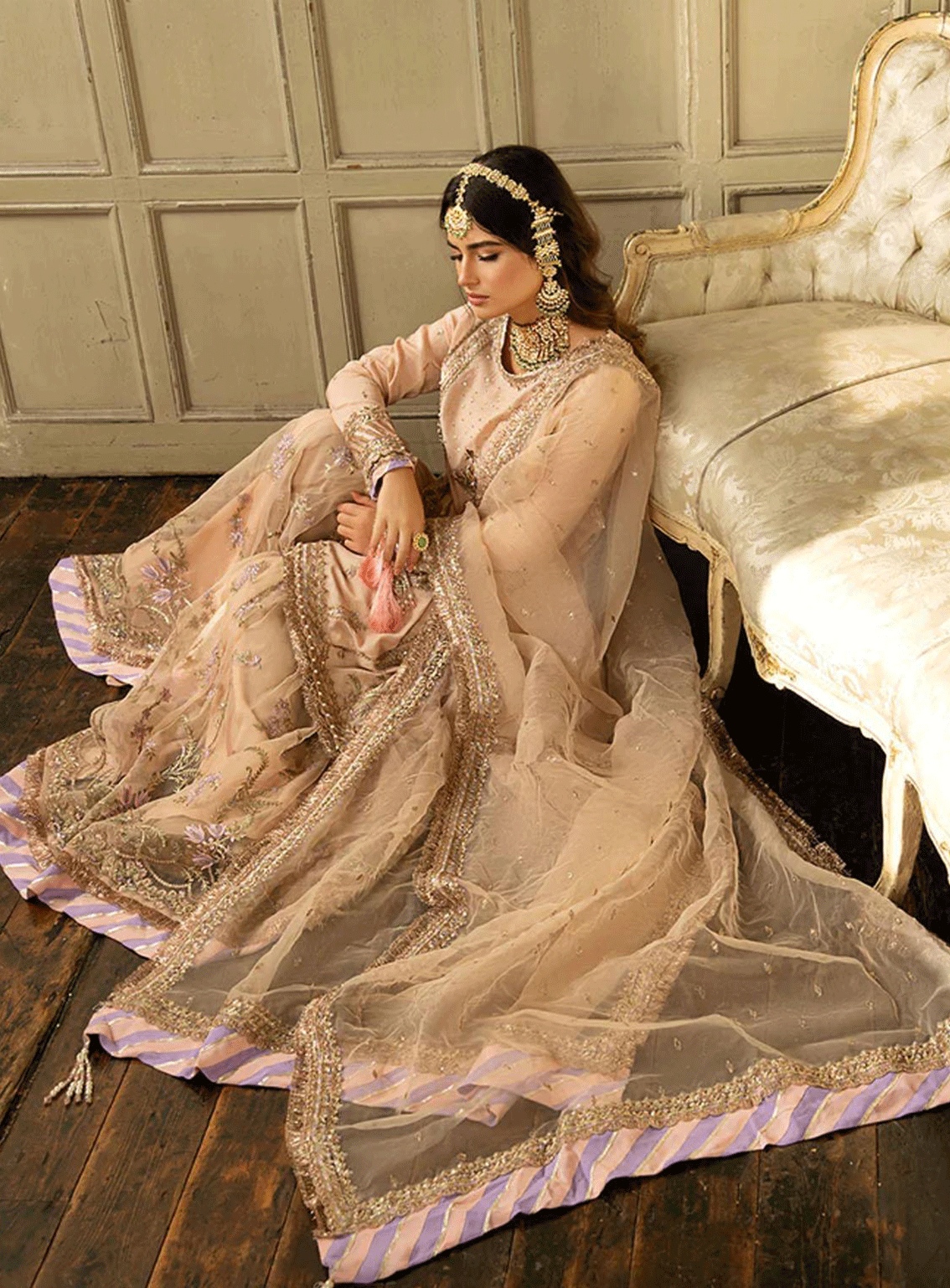 Nur By Sobia Nazir Embroidered Raw Silk Unstitched 3 Piece Suit - 05 Nur By Sobia Nazir Embroidered Raw Silk Unstitched 3 Piece Suit - 05