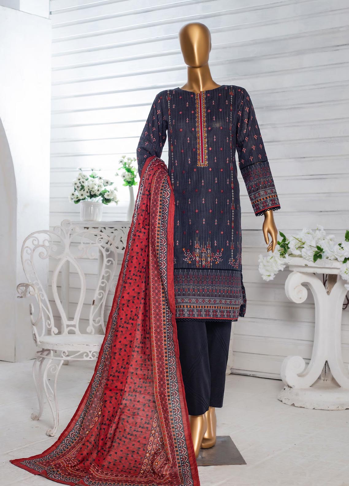 D#2230 HZ Premium Khaddar Emb Collection 1122 D#2230 HZ Premium Khaddar Emb Collection 1122