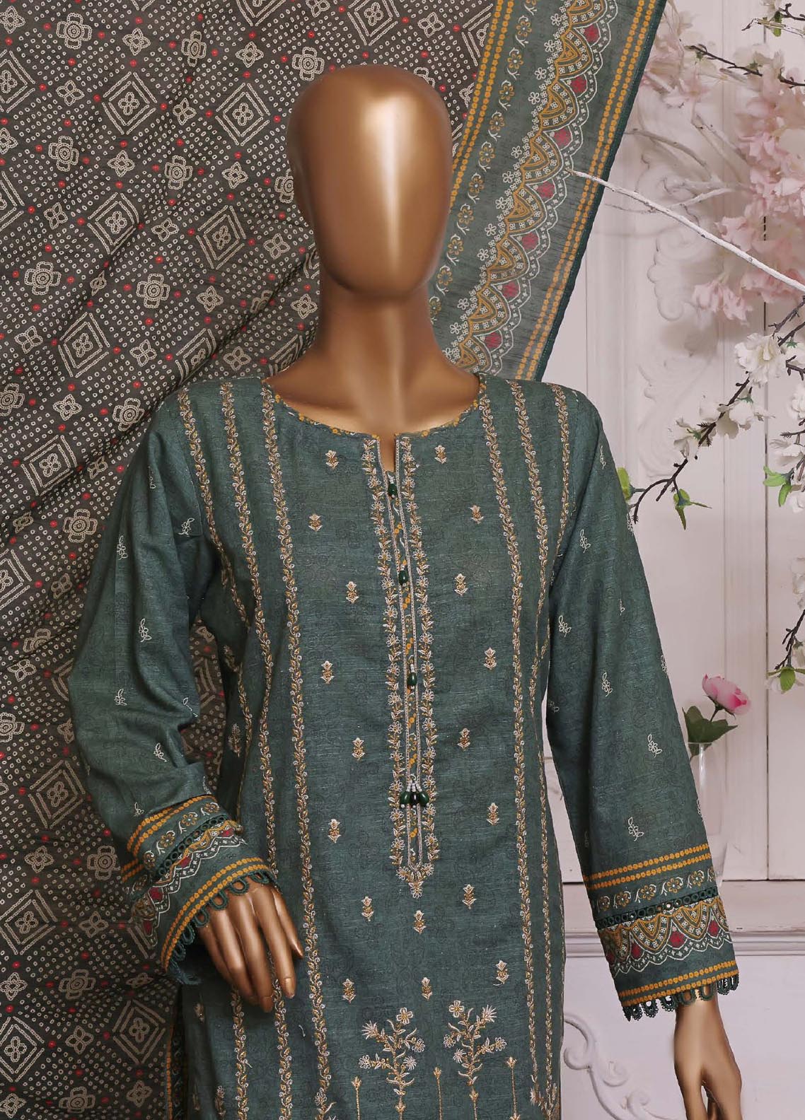 D#2247 HZ Premium Khaddar Emb Collection 1122 D#2247 HZ Premium Khaddar Emb Collection 1122