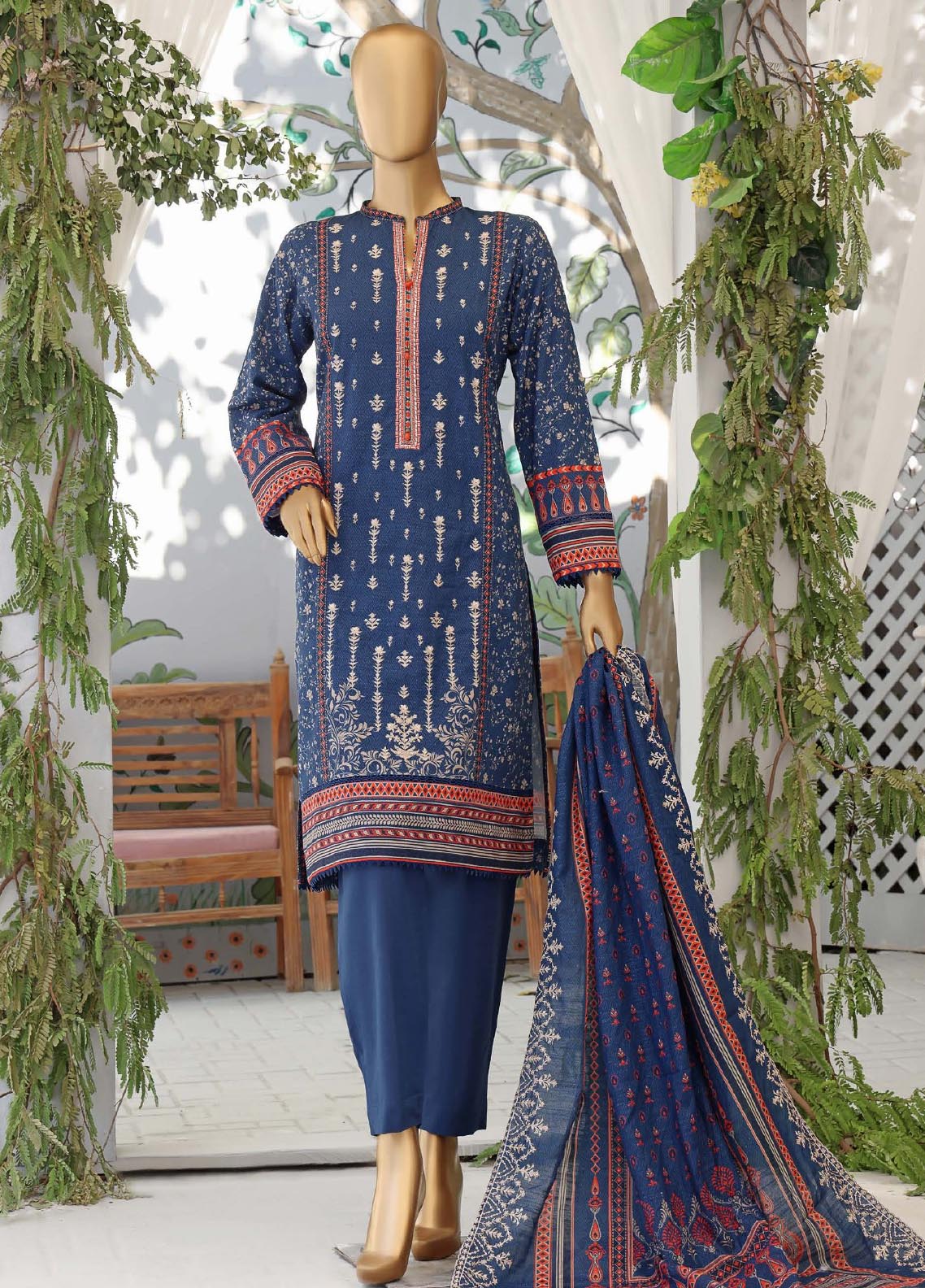 D#2250 HZ Premium Khaddar Emb Collection 1122 D#2250 HZ Premium Khaddar Emb Collection 1122