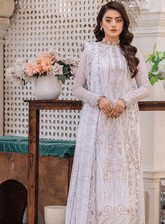 Pareesha By Humdum Embroidered Chiffon Unstitched 3 Piece Suits - HD23PC 02