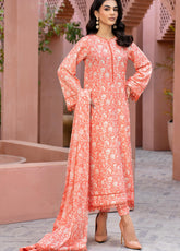 Prints By Zarif Cambric Unstitched 3 Piece Suit - ZF24P ZCP 03 GEORGIA