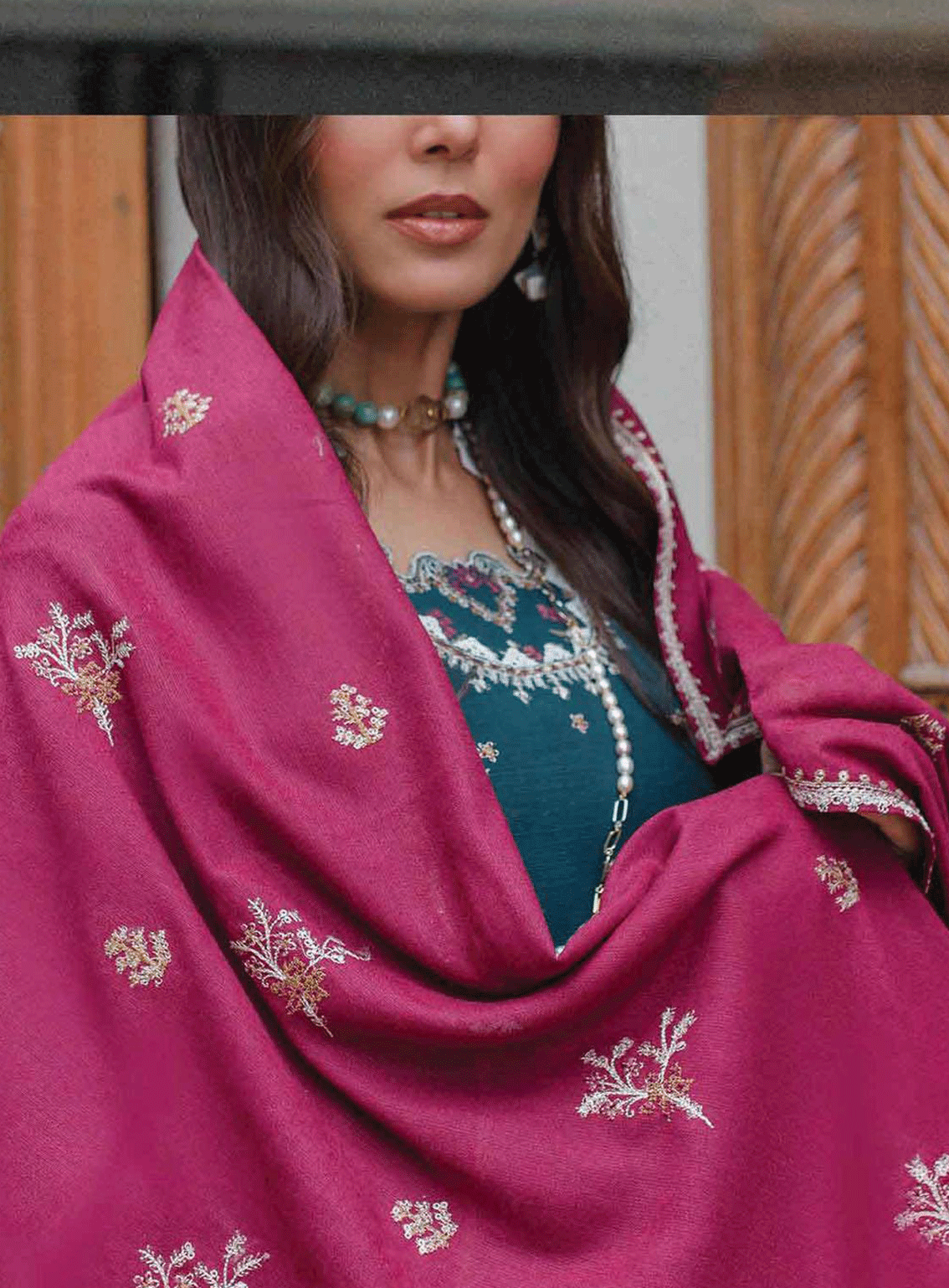 Qalamkar Embroidered Khaddar Unstitched 3 Piece Suit - 6 CALISTA Qalamkar Embroidered Khaddar Unstitched 3 Piece Suit - 6 CALISTA