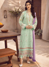 RajBari Embroidered Chikankari Unstitched 3 Piece Suit - RB23CE 1A