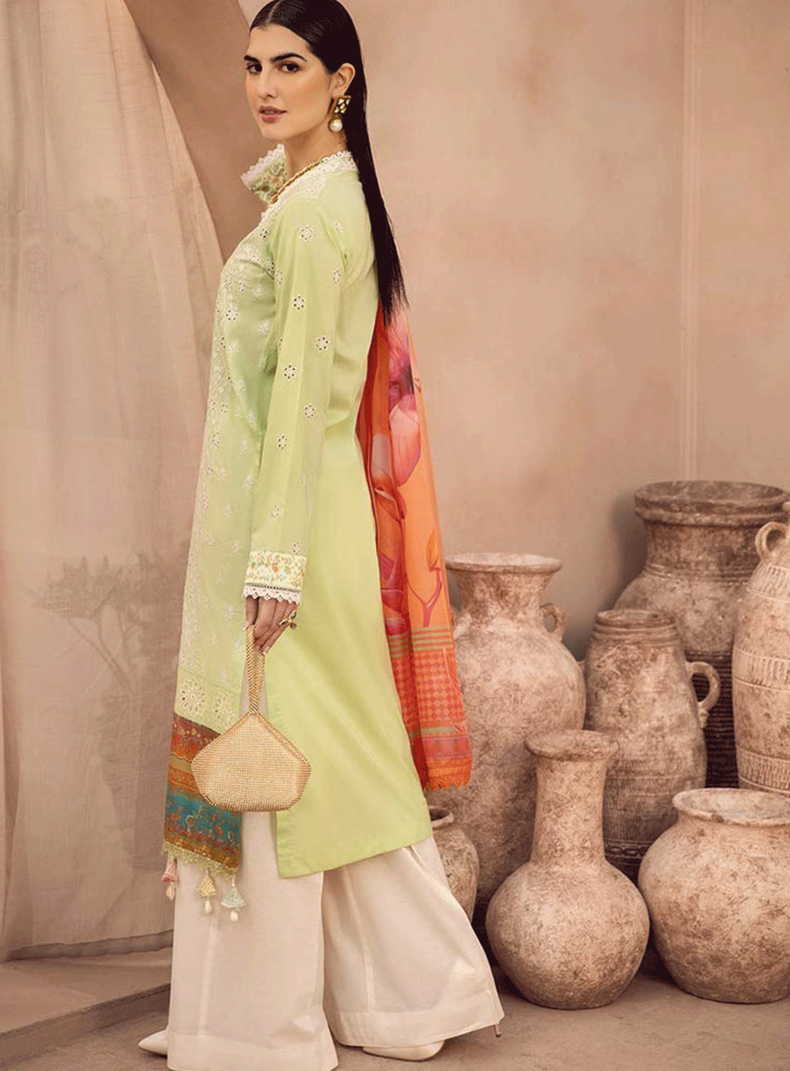 RajBari Embroidered Chikankari Unstitched 3 Piece Suit - RB23CE 3A RajBari Embroidered Chikankari Unstitched 3 Piece Suit - RB23CE 3A