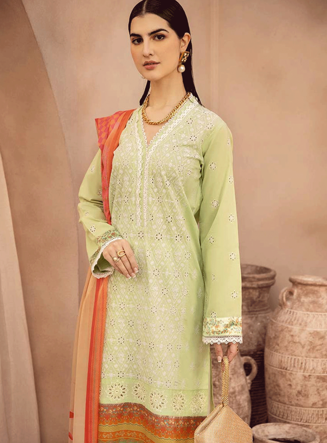 RajBari Embroidered Chikankari Unstitched 3 Piece Suit - RB23CE 3A RajBari Embroidered Chikankari Unstitched 3 Piece Suit - RB23CE 3A