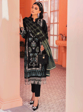 RajBari Embroidered Jacquard Unstitched 3 Piece Suit - RB23FE 1A