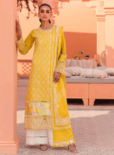RajBari Embroidered Jacquard Unstitched 3 Piece Suit - RB23FE 2A