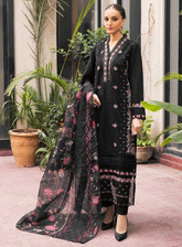 RajBari Embroidered Lawn Unstitched 3 Piece Suit - RB23EL 2B