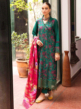 RajBari Embroidered Lawn Unstitched 3 Piece Suit - RB23EL 4A