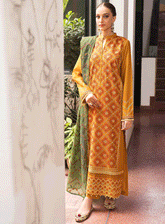 RajBari Embroidered Lawn Unstitched 3 Piece Suit - RB23EL 5B