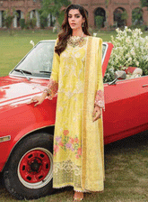 RajBari Embroidered Viscose Silk Unstitched 3 Piece Suit - RB22FW 1A