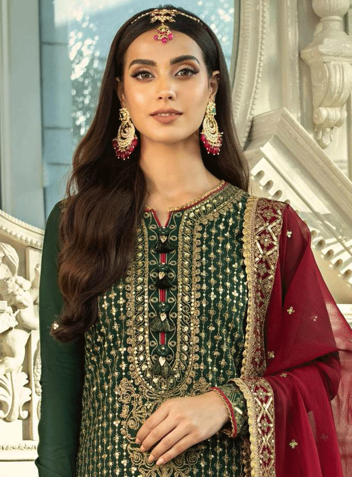 Rang-E-Noor By Asim Jofa Embroidered Lawn Silk Unstitched 3 Piece Suit - AJRN-08 Rang-E-Noor By Asim Jofa Embroidered Lawn Silk Unstitched 3 Piece Suit - AJRN-08
