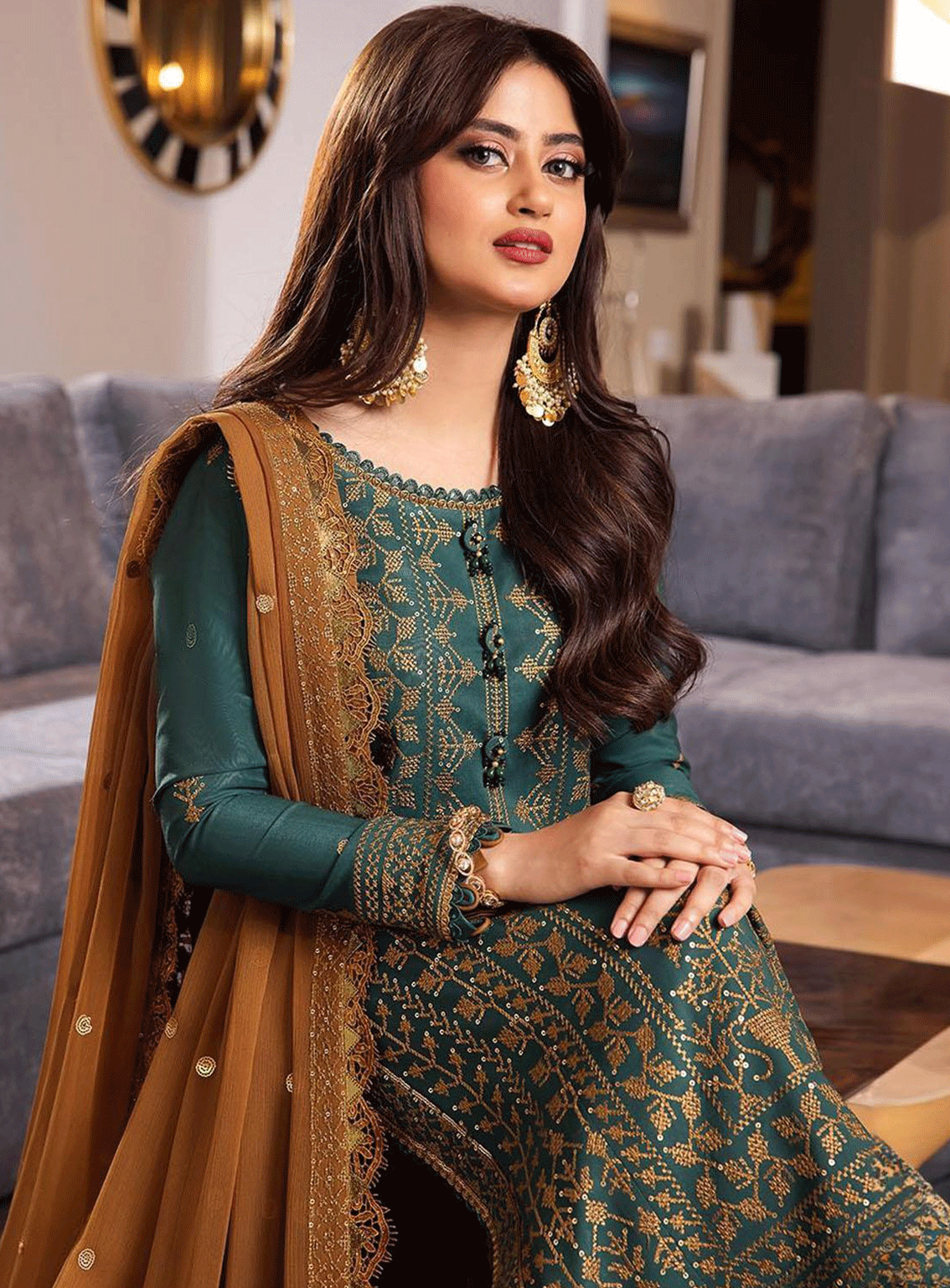 Rang-E-Noor By Asim Jofa Embroidered Lawn Silk Unstitched 3 Piece Suit - AJRN-11 Rang-E-Noor By Asim Jofa Embroidered Lawn Silk Unstitched 3 Piece Suit - AJRN-11