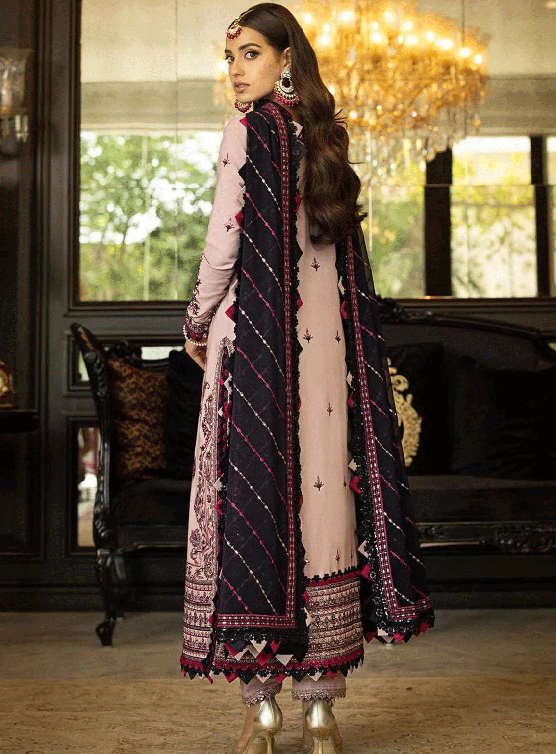 Rang-E-Noor By Asim Jofa Embroidered Lawn Silk Unstitched 3 Piece Suit - AJRN-20 Rang-E-Noor By Asim Jofa Embroidered Lawn Silk Unstitched 3 Piece Suit - AJRN-20