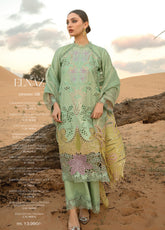 Rang Rasiya Embroidered Lawn Unstitched 3 Piece Suit - RR24L 08 ELNAZ